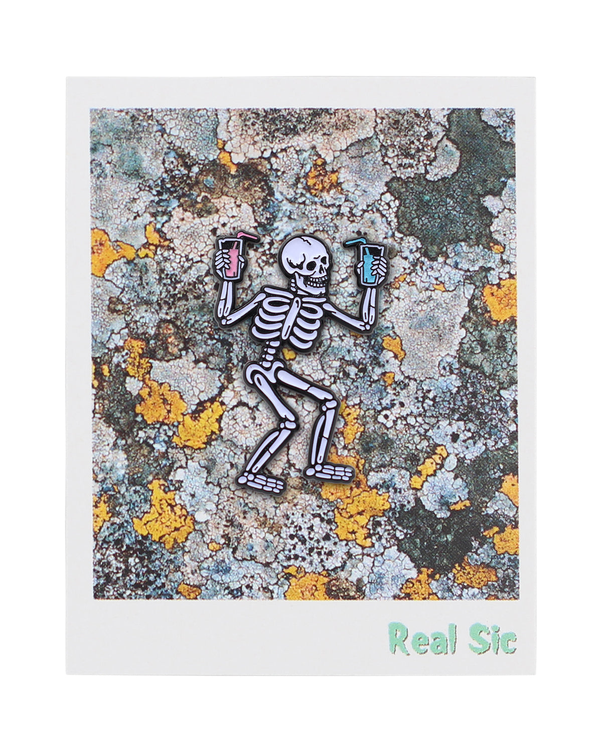 Glow-in-the-Dark Party Skeleton Pin