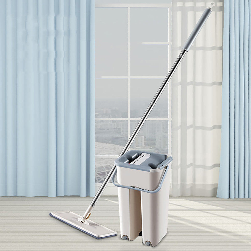 Flat Squeeze Mop and Bucket Set