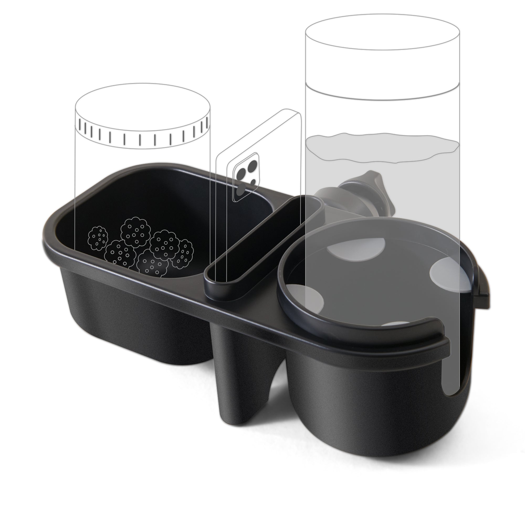 Baby Stroller Cup Holders 3 in 1