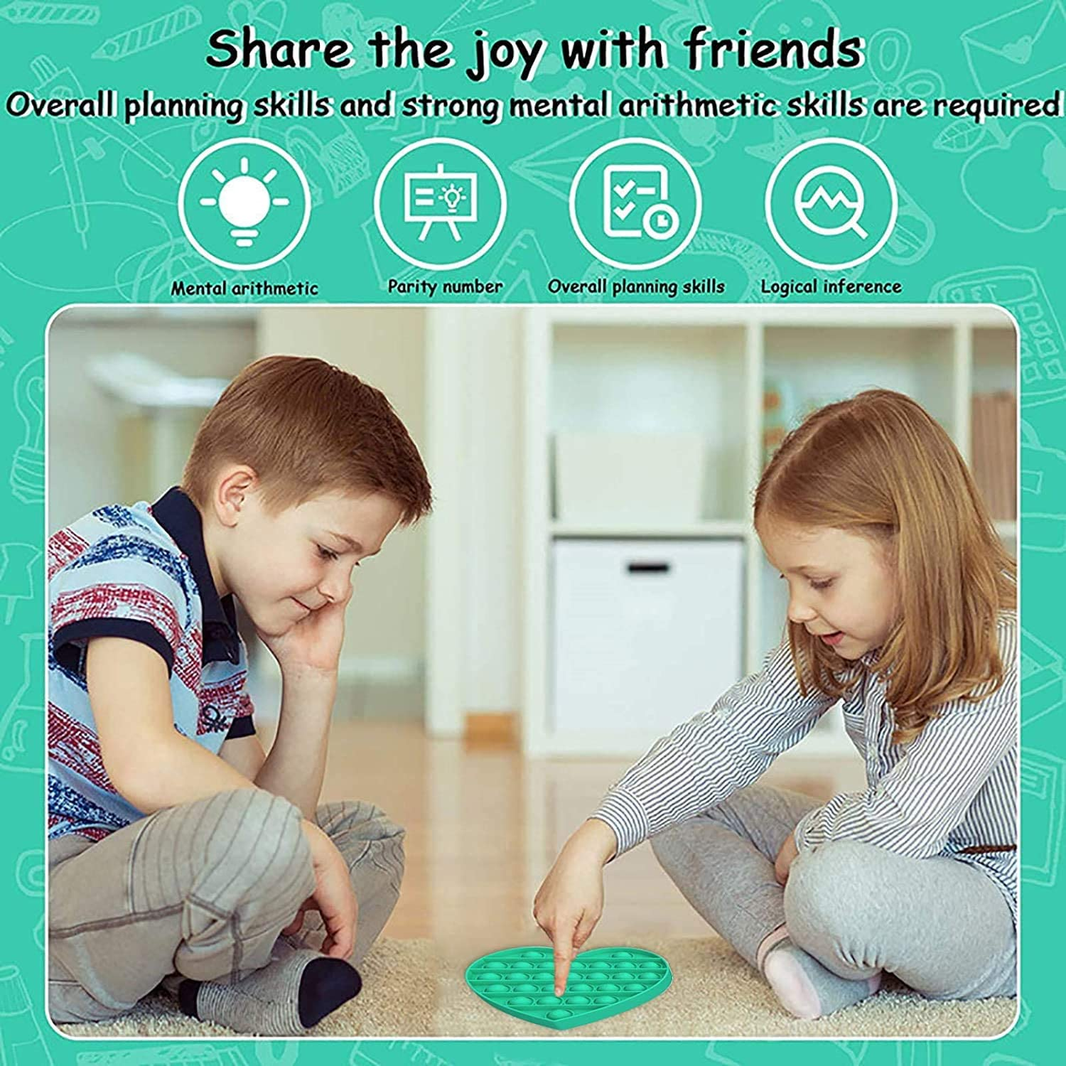 Pop It Push Bubble Fidget Sensory Toy