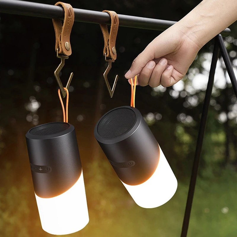 Waterproof Portable Bluetooth Speaker with RGB Light
