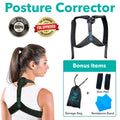 Adjustable Posture Corrector for Men & Women – Black
