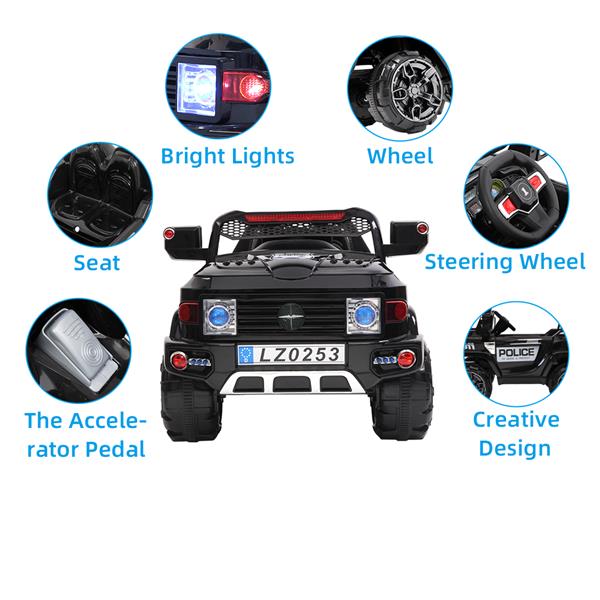 Kids Ride-On Police Car with Remote Control