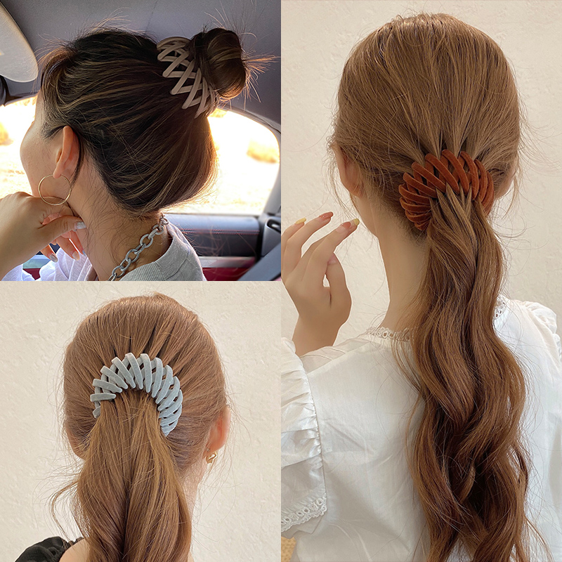 Bird Nest Bun Hair Claw Clip