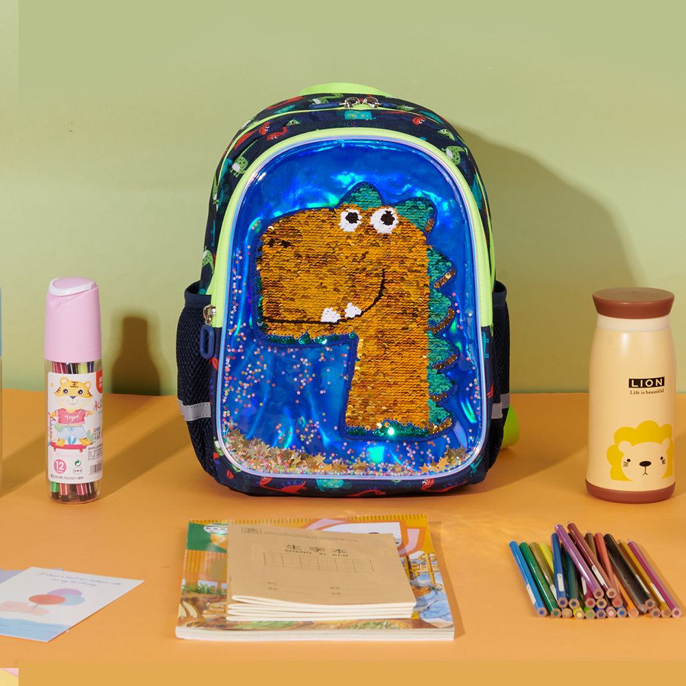 Dinosaur Sequin Kids Backpack