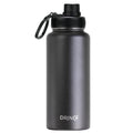 DRINCO 32oz Insulated Steel Water Bottle, Black