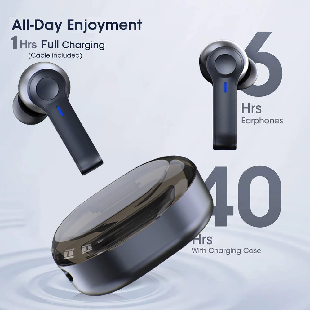 LED Display Wireless Earbuds, Bluetooth 5.0