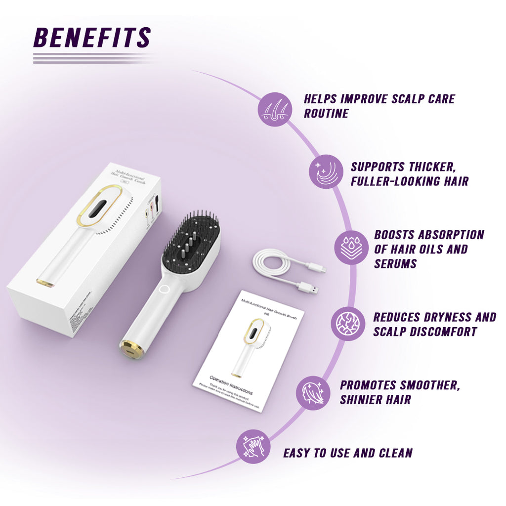 3-in-1 Scalp Massager and Oil Applicator