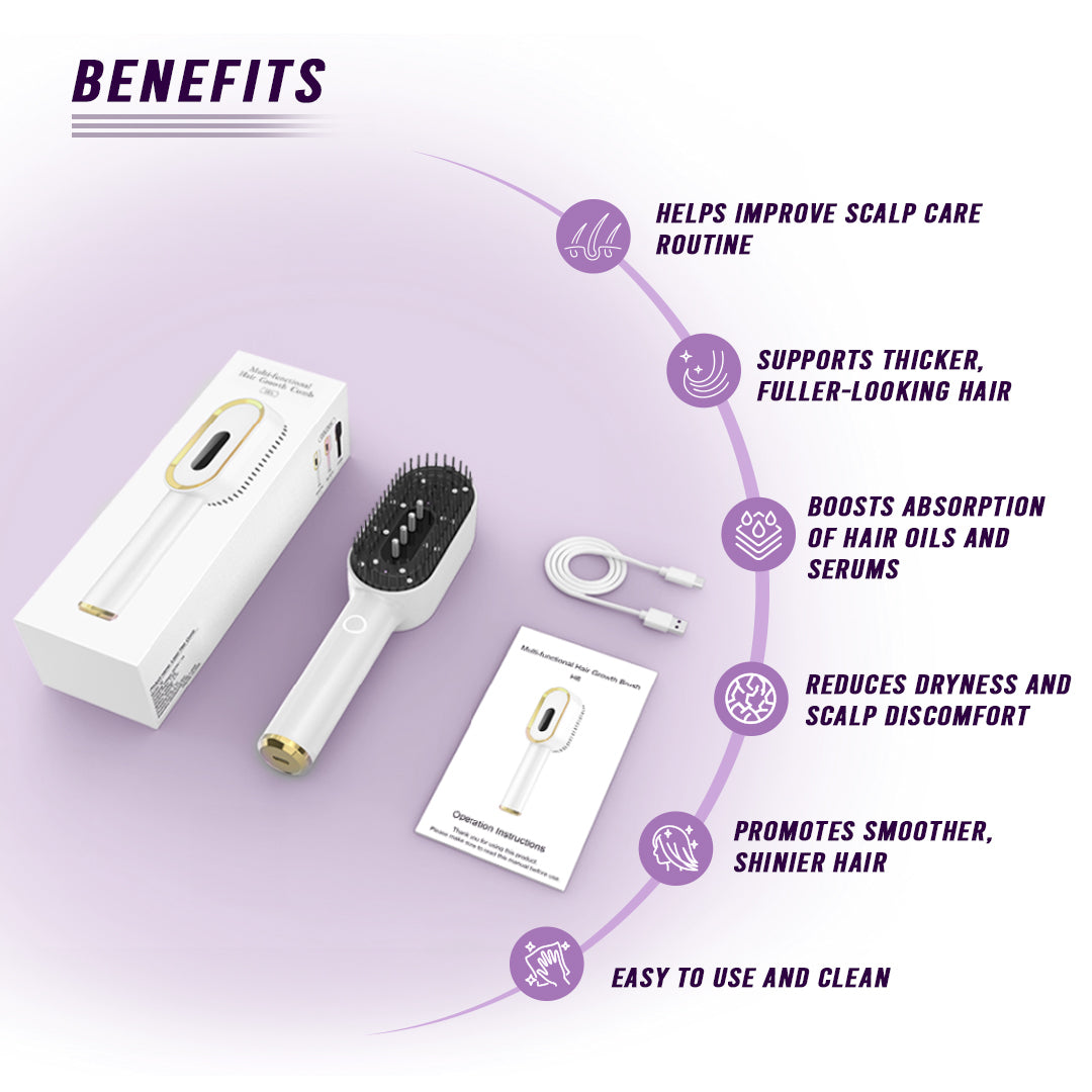 3-in-1 Scalp Massager and Oil Applicator