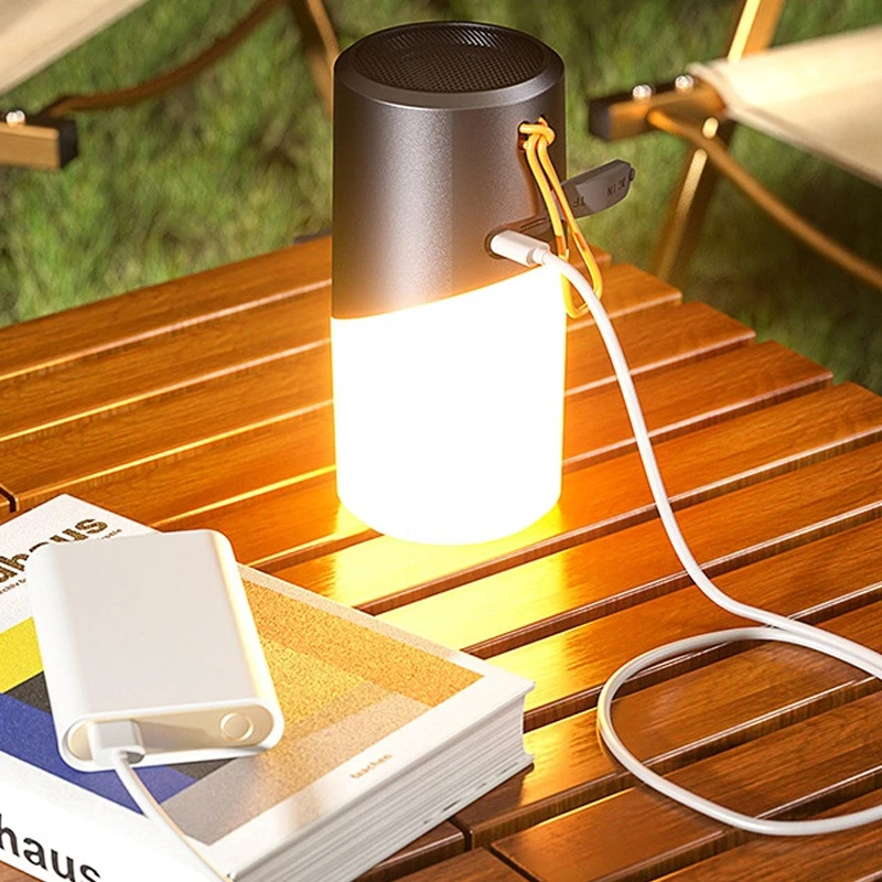 Waterproof Portable Bluetooth Speaker with RGB Light