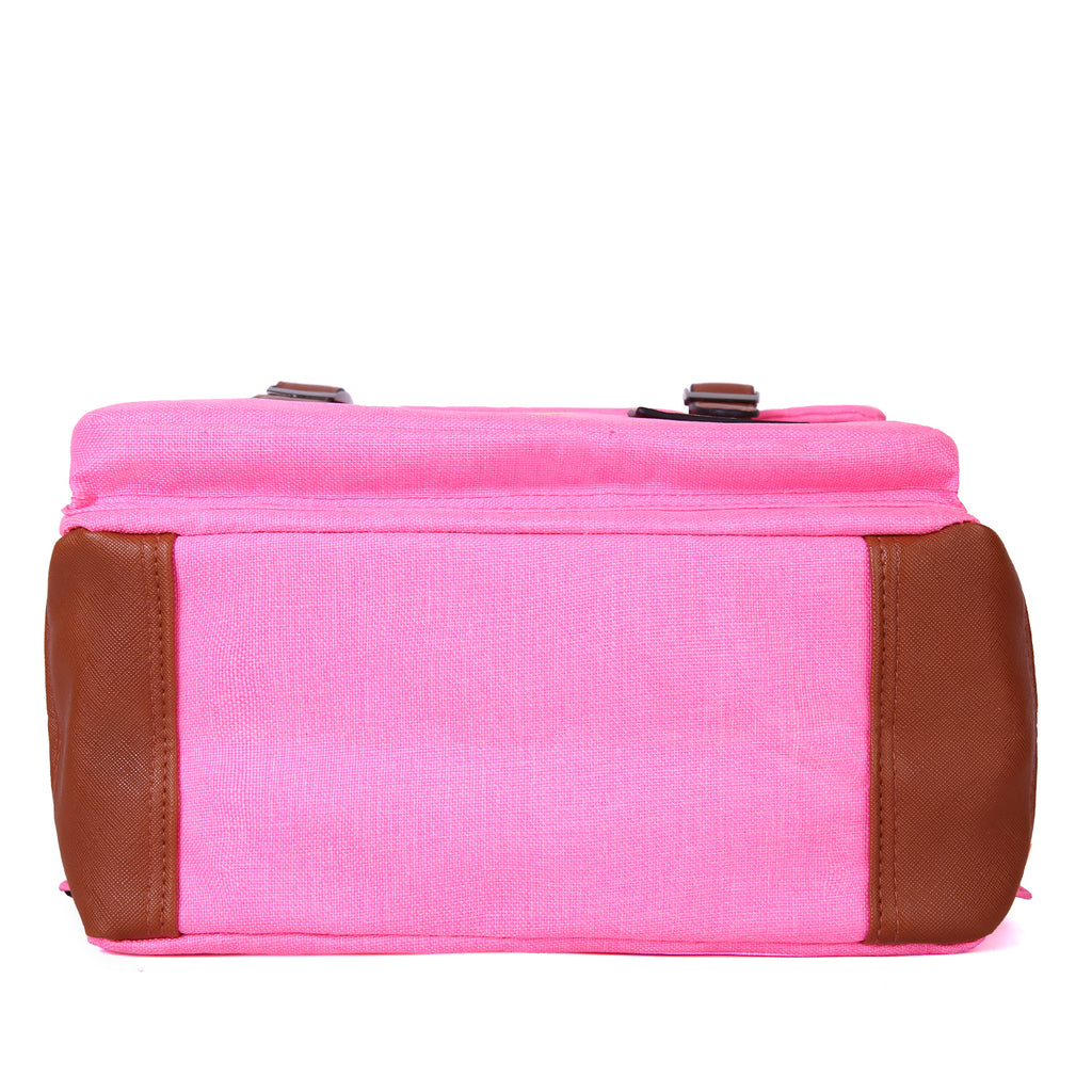 Slim 15-inch Laptop Backpack for School, Hot Pink