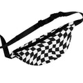 black and white cross body bag