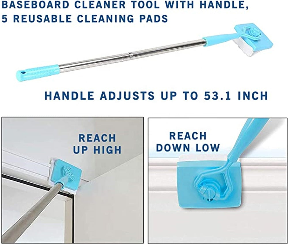 Retractable Baseboard Cleaning Mop