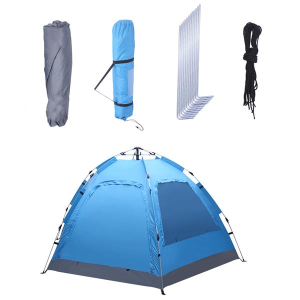 Instant Pop-Up Family Camping Tent, Waterproof