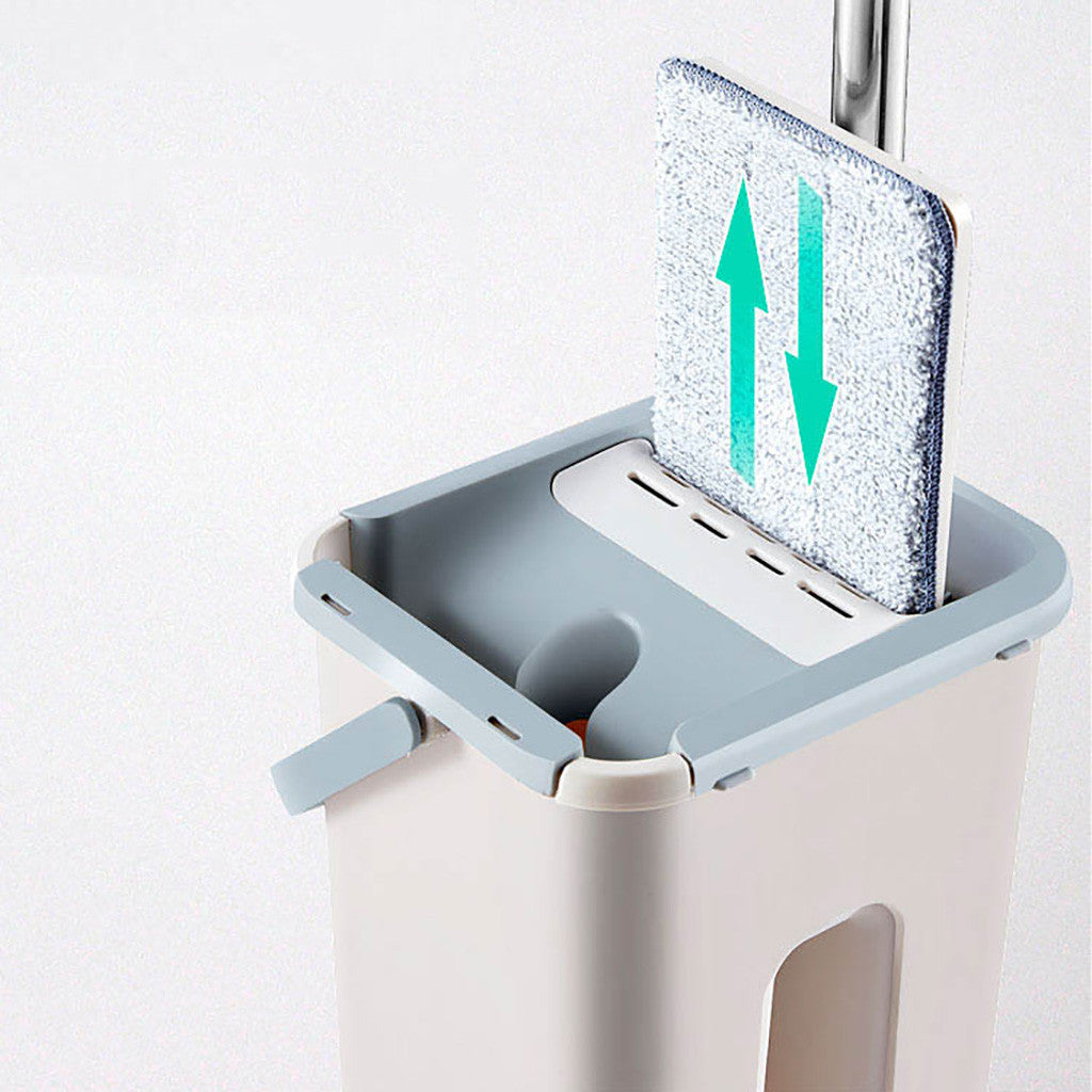 Flat Squeeze Mop and Bucket Set