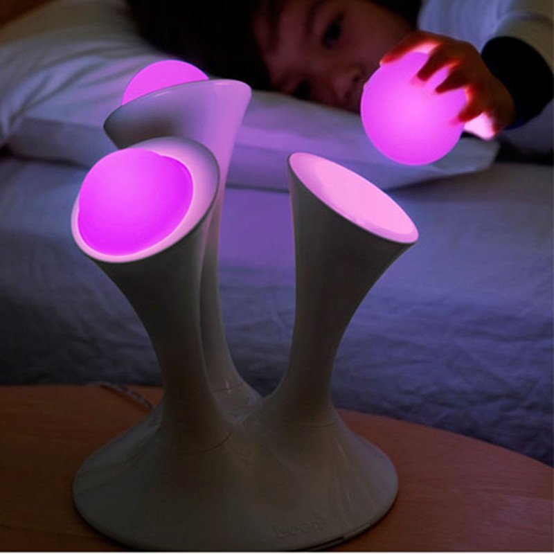 Mushroom 7-Color LED Lamp