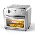 Air Fryer Toaster Oven Combo, 4-Slice (Silver)