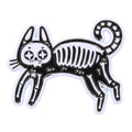 Skeleton Cat Enamel Pin