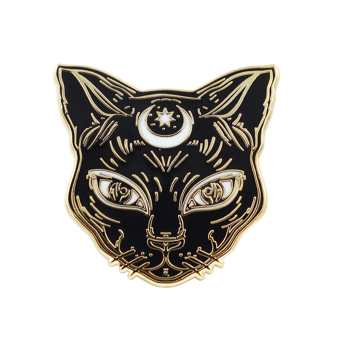 Black Cat Enamel Pin