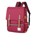 Slim Laptop Backpack, Fits 15-Inch (Wine Red)