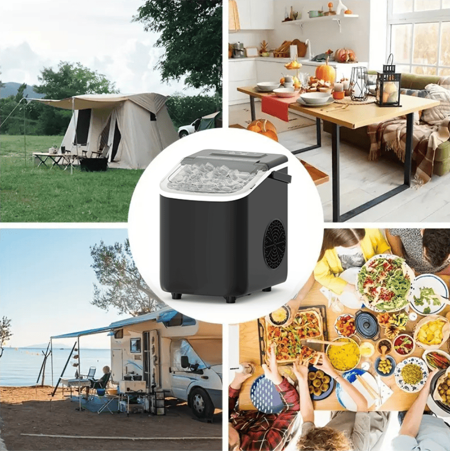 Portable Bullet Ice Maker, 26 lbs per Day (Home and Camping)