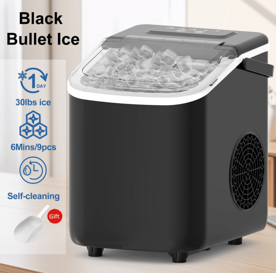 Portable Bullet Ice Maker, 26 lbs per Day (Home and Camping)