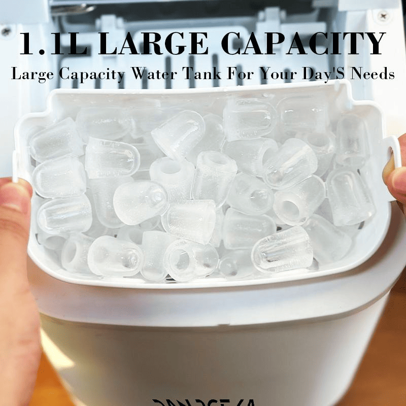 Portable Bullet Ice Maker, 26 lbs per Day (Home and Camping)