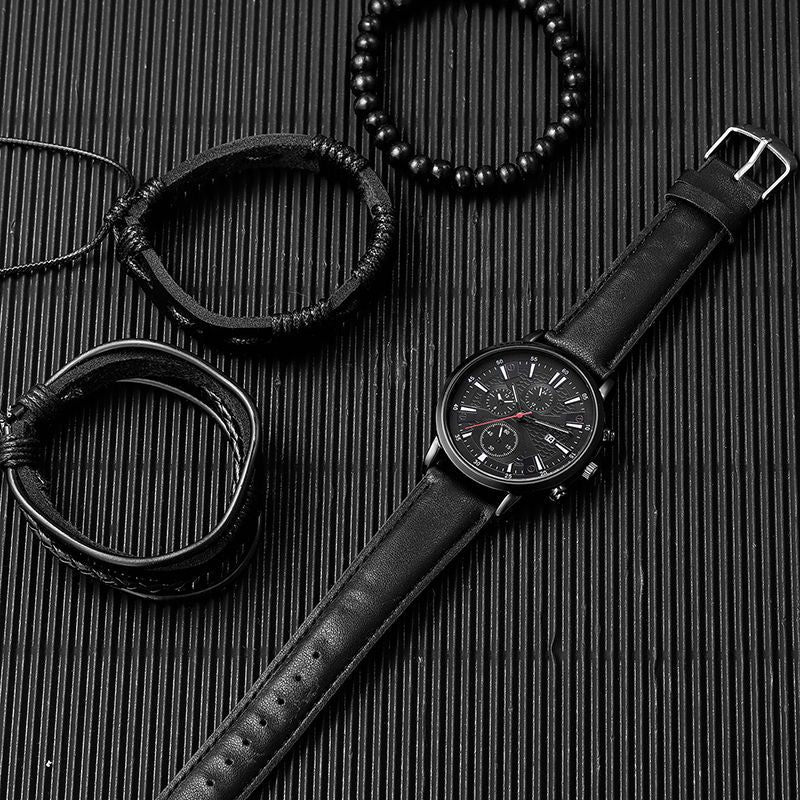 1pc Men's Nylon Business Watch Fashion Casual Round Hands Quartz Watch