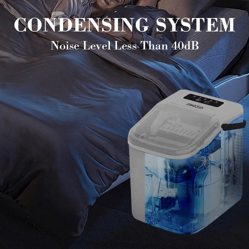 Portable Bullet Ice Maker, 26 lbs per Day (Home and Camping)