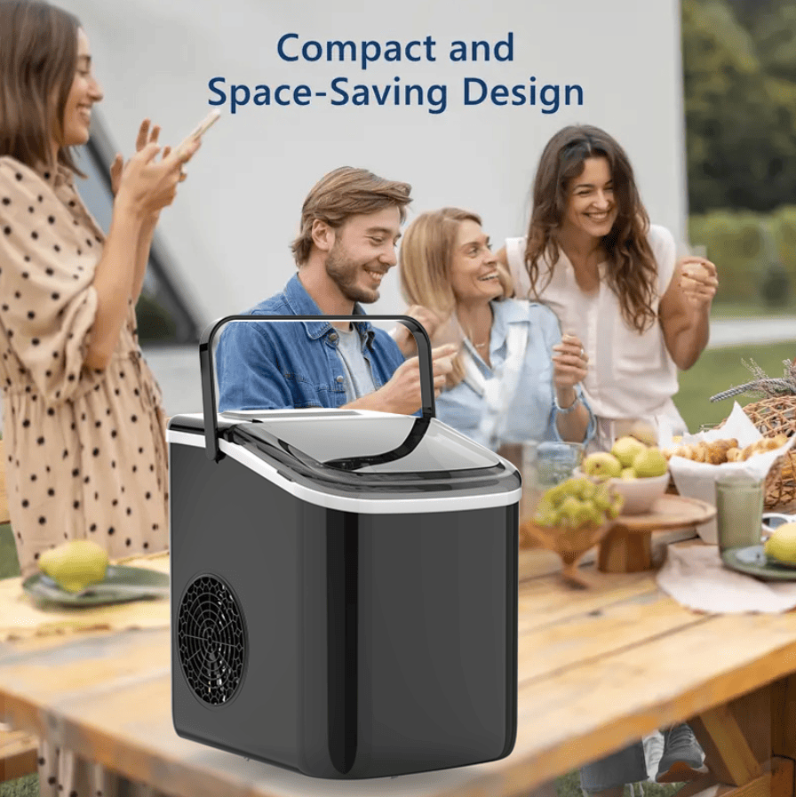 Portable Bullet Ice Maker, 26 lbs per Day (Home and Camping)