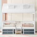 Bed Frame White Wood for bedroom and guest room furnishing