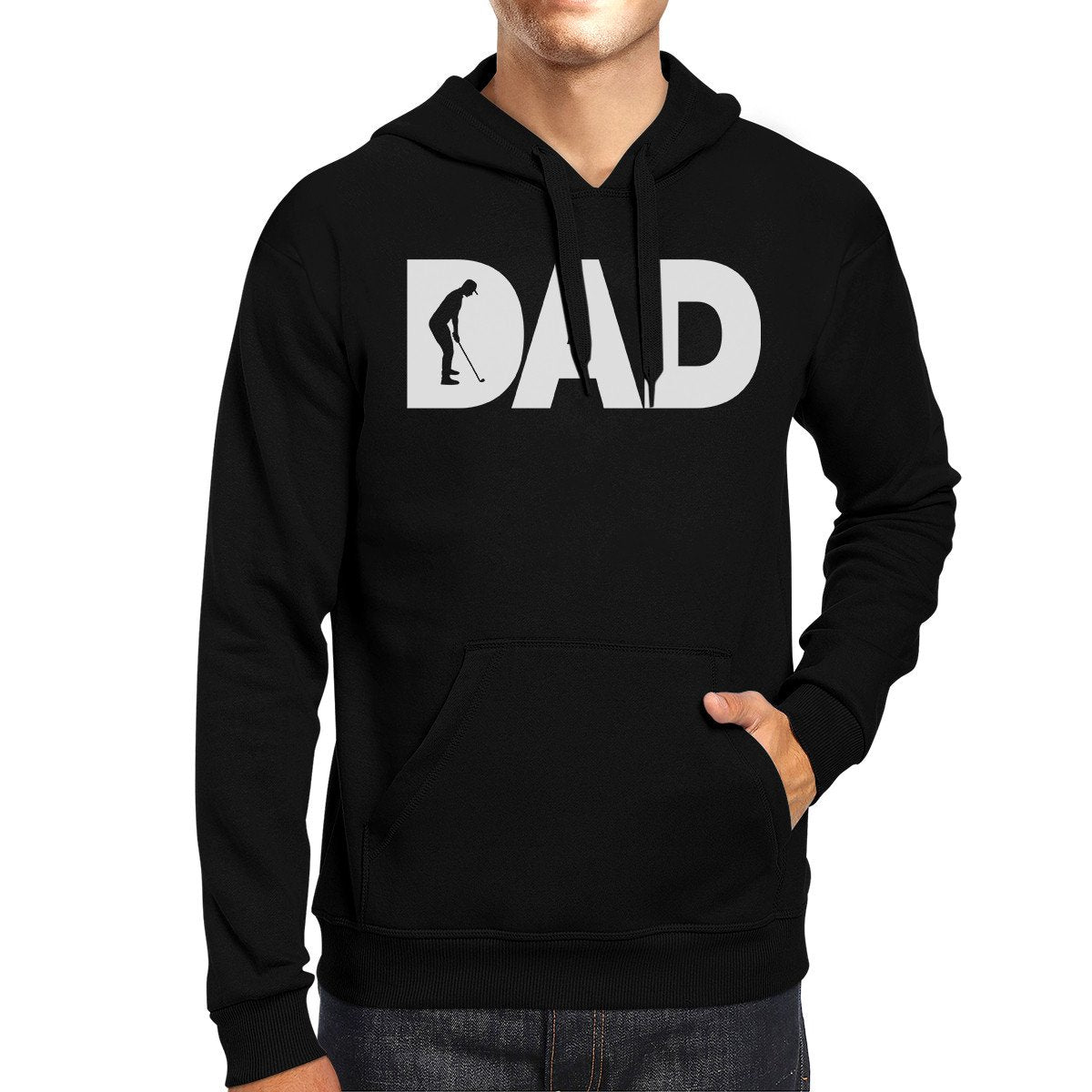 Golf Dad Hoodie, Black