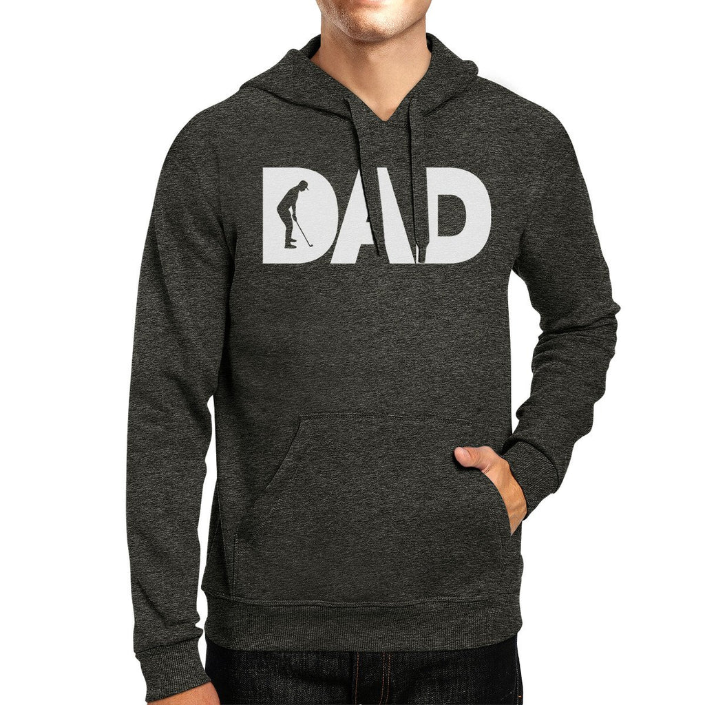 Golf Dad Fleece Pullover Hoodie, Gray