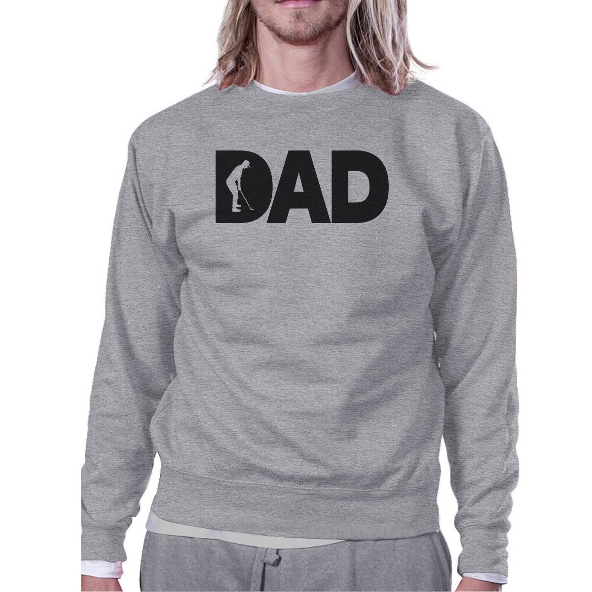 Golf Dad Sweatshirt, Grey