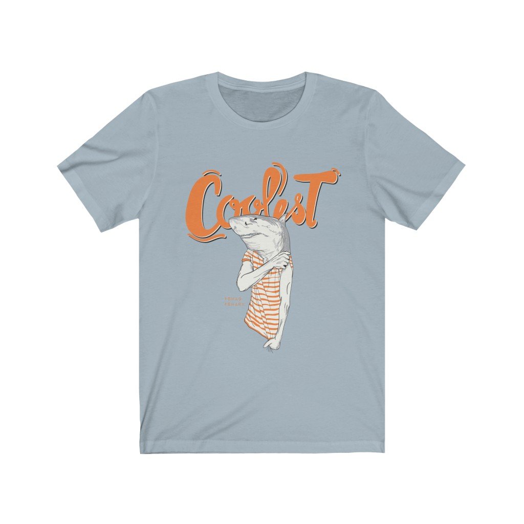 Coolest Shark Graphic T-Shirt