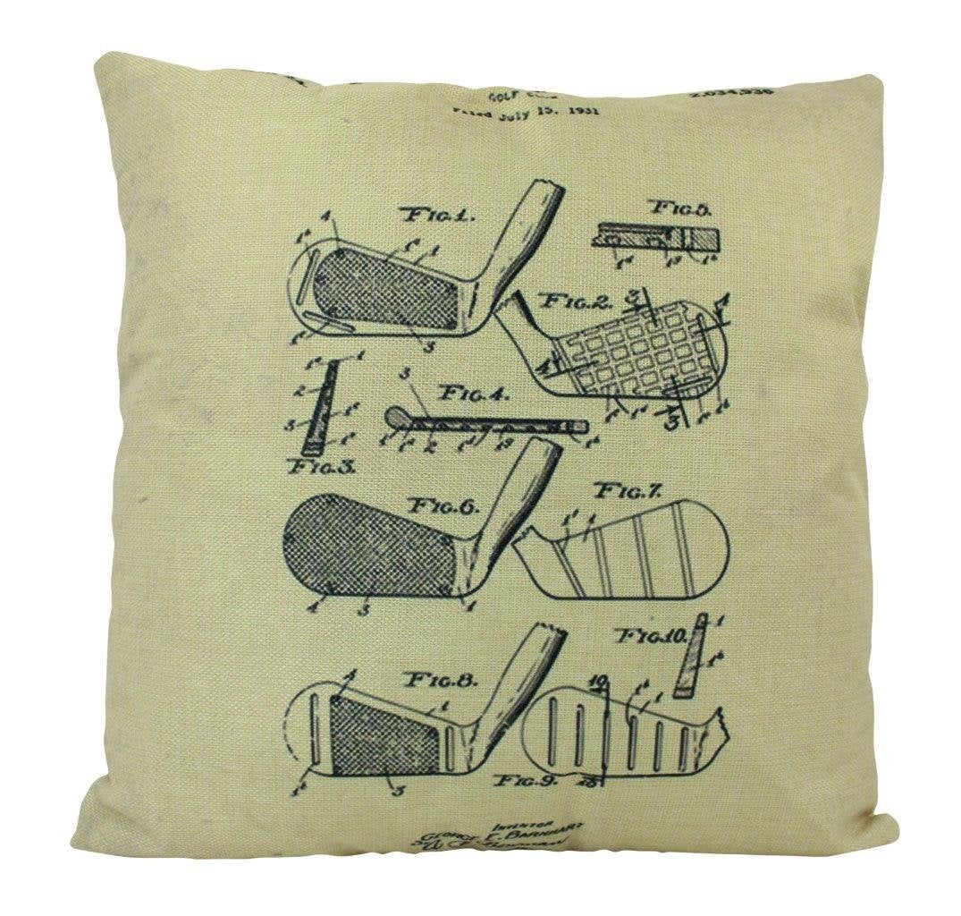 Vintage Golf Clubs Wall Art Print