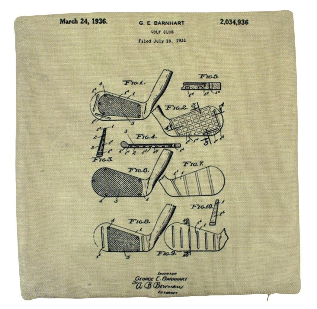 Vintage Golf Clubs Wall Art Print