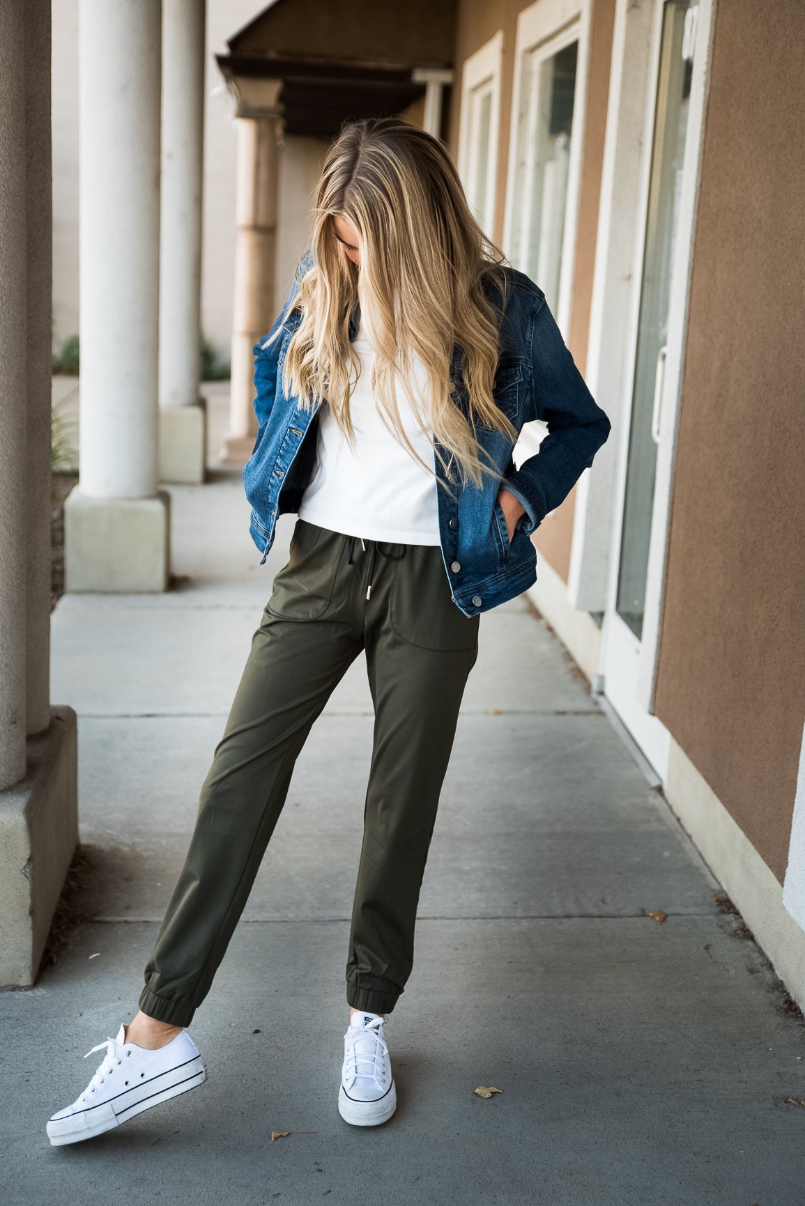 Mid-Weight Joggers, Moss Green