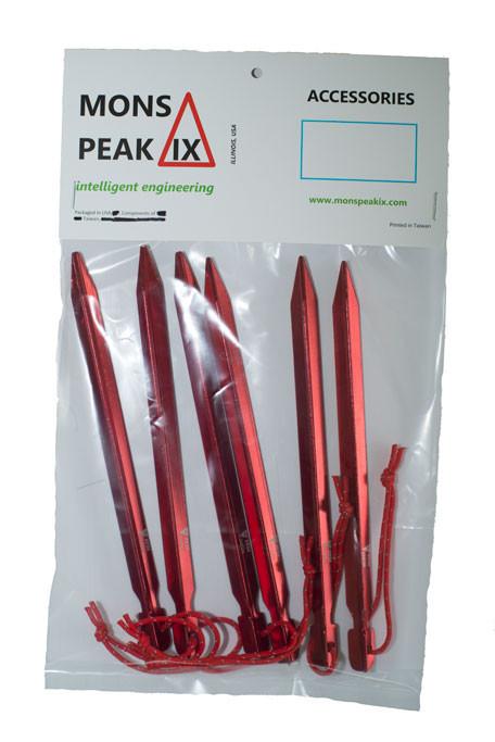 Aluminum Tent Stakes, 6-Pack