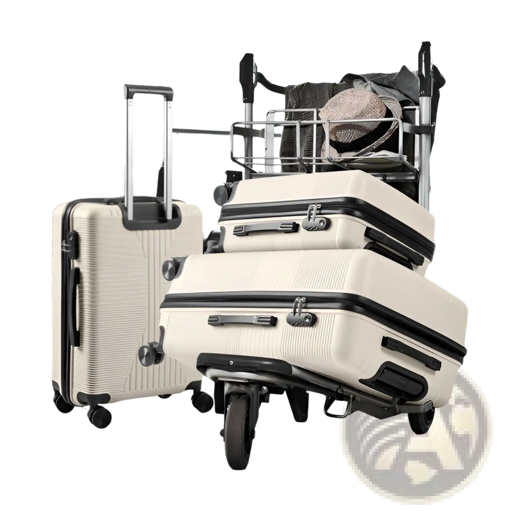Premium 3 Piece Pp Hardshell Spinner Suitcase Set