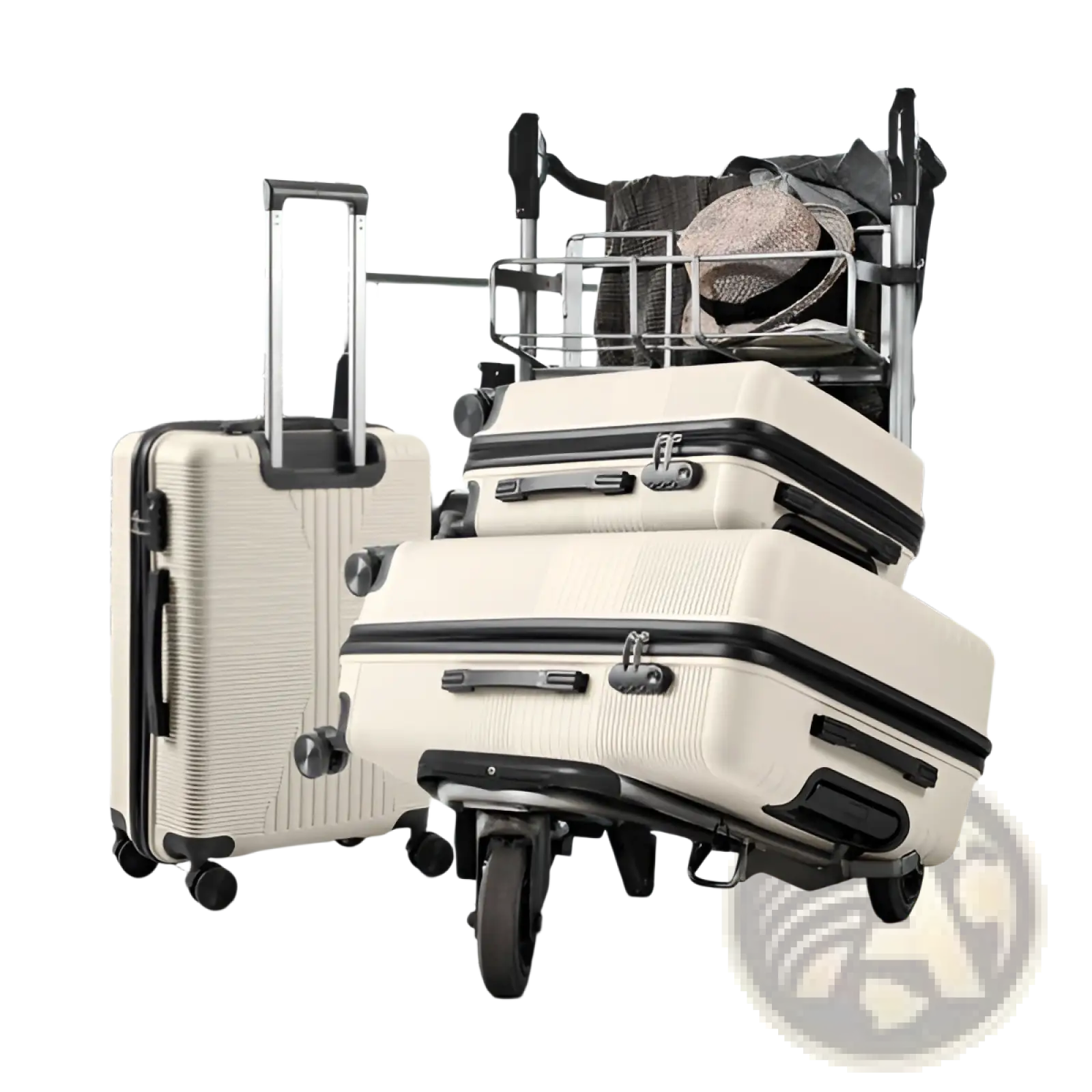 Premium 3 Piece Pp Hardshell Spinner Suitcase Set