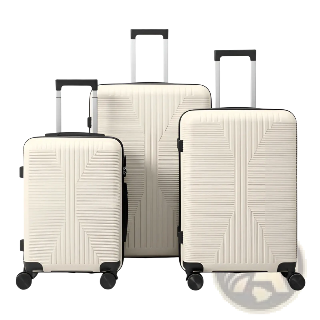 Premium 3 Piece Pp Hardshell Spinner Suitcase Set