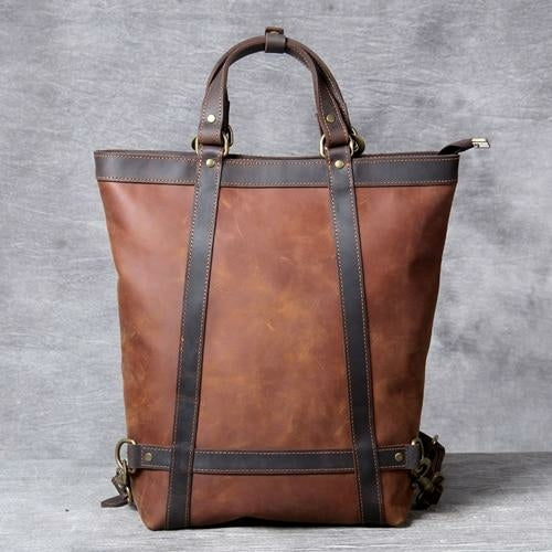L'Icare | Sac à dos vintage fait main en cuir