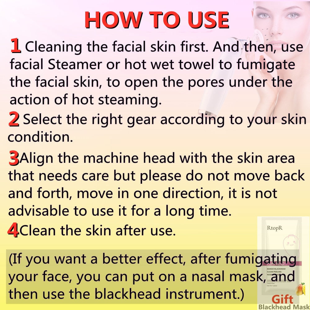 Electric Blackhead Remover Vacuum