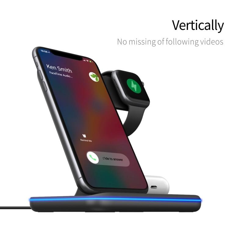 Ninja 15W 3-in-1 Fast Wireless Charging Station