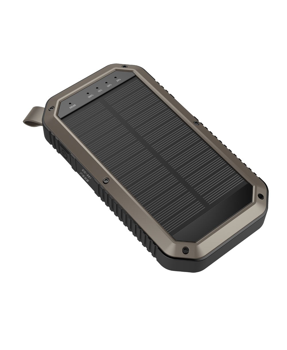 Sun Chaser Solar Wireless Charging Power Bank, 10,000 mAh