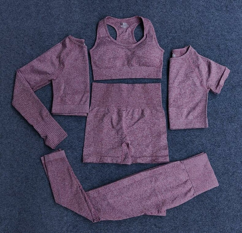 Seamless Yoga Set, 5-Piece