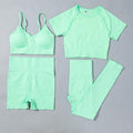 Seamless Yoga Set, 4-Piece