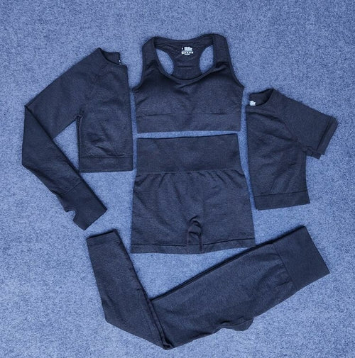 Seamless Yoga Set, 5-Piece