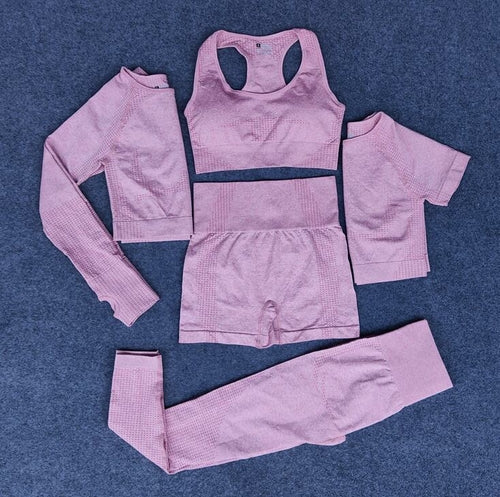 Seamless Yoga Set, 5-Piece